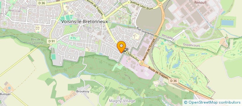 localisation de l'entreprise ITHOME  VOISINS-LE-BRETONNEUX