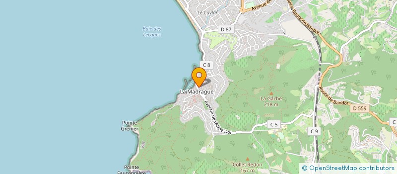 localisation de l'entreprise ITHOS à SAINT-CYR-SUR-MER