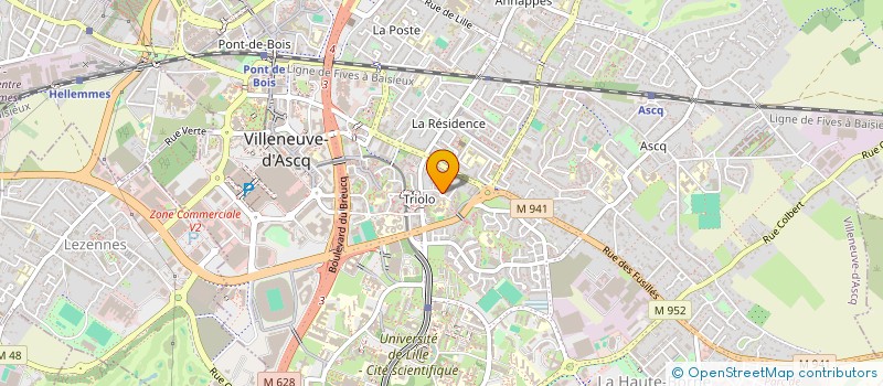 localisation de l'entreprise ITHRI AUTOMOBILE à VILLENEUVE-D'ASCQ