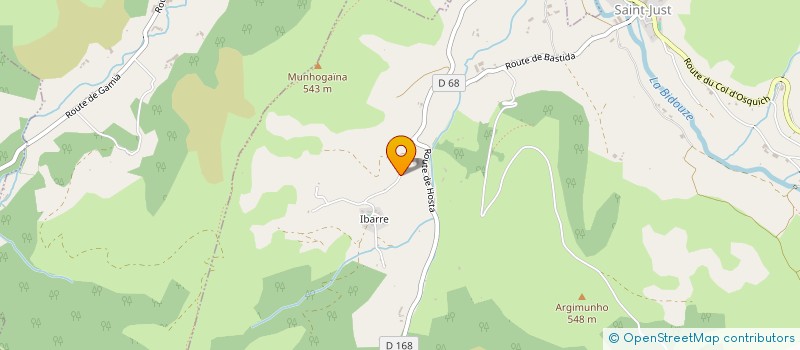 localisation de l'entreprise ITHURRALDE LAURENT & J PIERRE  BUNUS