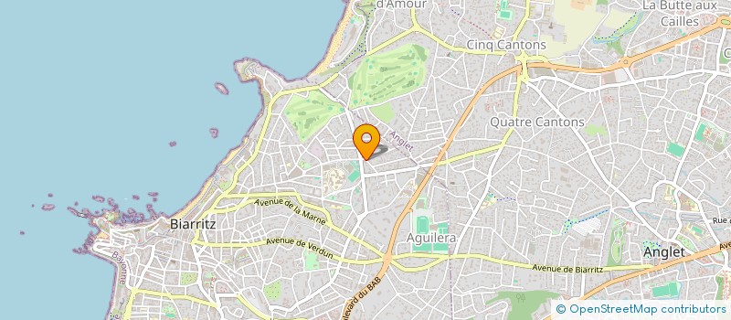 localisation de l'entreprise ITHURRIA  BIARRITZ