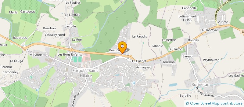 localisation de l'entreprise ITHURRIA  FARGUES-SAINT-HILAIRE