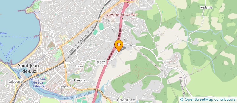 localisation de l'entreprise ITHURRICO ETCHEA  SAINT-JEAN-DE-LUZ