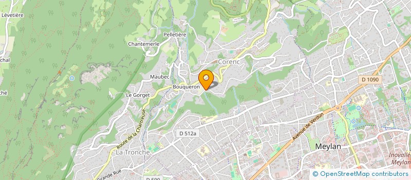 localisation de l'entreprise ITHURRY  CORENC