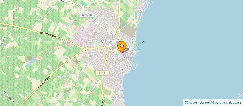 localisation de l'entreprise ITI COCKTAILS à MARSEILLAN