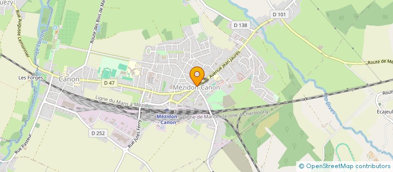 localisation de l'entreprise ITIAHA  MEZIDON VALLEE D'AUGE