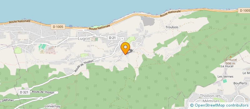 localisation de l'entreprise ITIAS  LUGRIN