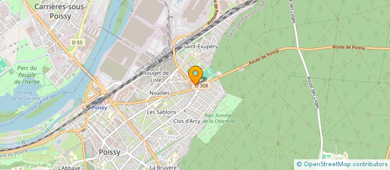 localisation de l'entreprise ITIB IDEAS à POISSY