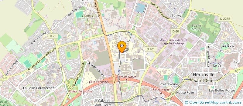 localisation de l'entreprise ITIBANOR à CAEN