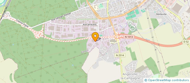 localisation de l'entreprise ITII HAUTE-NORMANDIE 4L  EVREUX