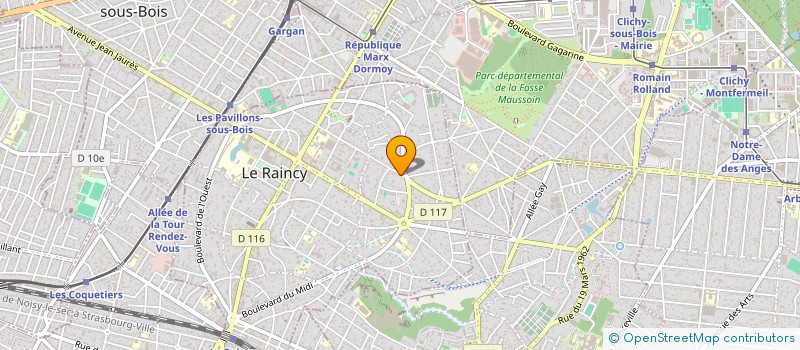 localisation de l'entreprise ITILIFE à LE RAINCY