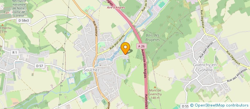 localisation de l'entreprise ITIM  SOUCHEZ