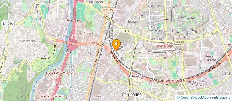 localisation de l'entreprise ITIM ELEC à ECHIROLLES