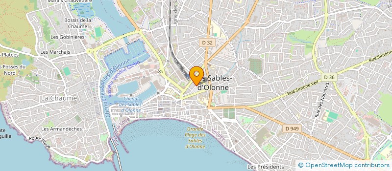 localisation de l'entreprise ITIMO à LES SABLES D'OLONNE