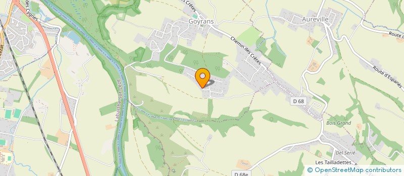 localisation de l'entreprise ITIN'ERRANCES  GOYRANS