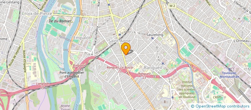 localisation de l'entreprise ITINEART à TOULOUSE