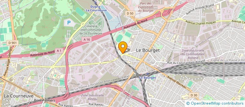 localisation de l'entreprise ITINERAIRE BIS à LE BOURGET