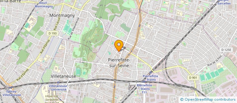 localisation de l'entreprise ITINERAIRE BIS à PIERREFITTE-SUR-SEINE