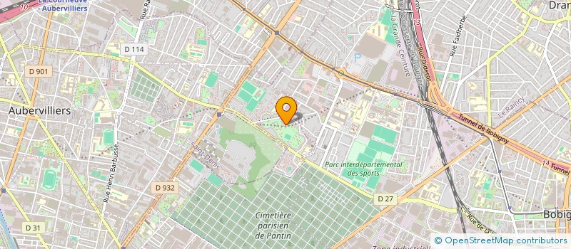 localisation de l'entreprise ITINERAIRE BIS 93 à PANTIN