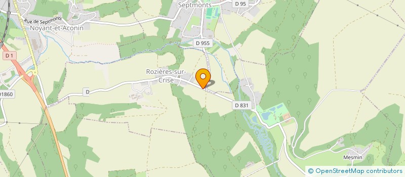 localisation de l'entreprise ITINERAIRE BIS, CULTURE, TOURISME ET HANDICAP  ROZIERES-SUR-CRISE