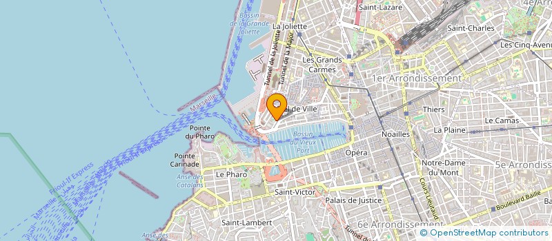 localisation de l'entreprise ITINERAIRE CULTUREL à MARSEILLE