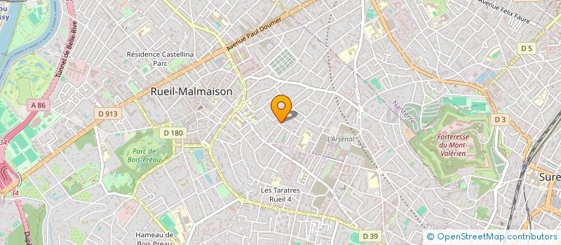 localisation de l'entreprise ITINERAIRE MEALS à RUEIL-MALMAISON