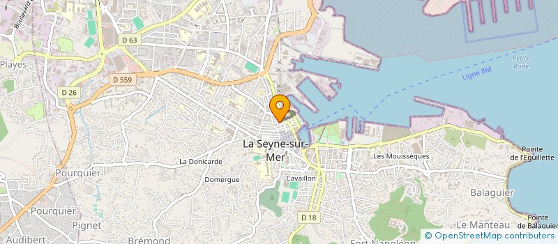 localisation de l'entreprise ITINERAIRE PRIVE à LA SEYNE-SUR-MER
