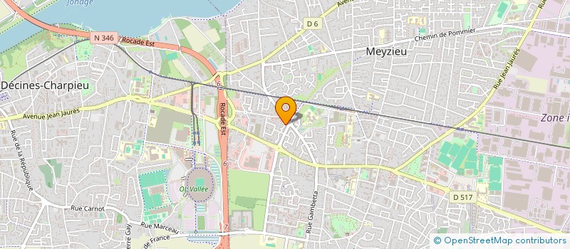 localisation de l'entreprise ITINERAIRES LYON à MEYZIEU