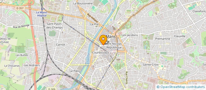 localisation de l'entreprise ITINERAIRES SOLIDAIRES à LE MANS