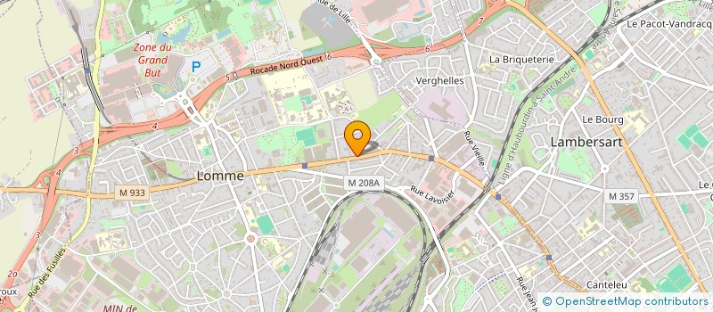 localisation de l'entreprise ITINERANCE à LILLE