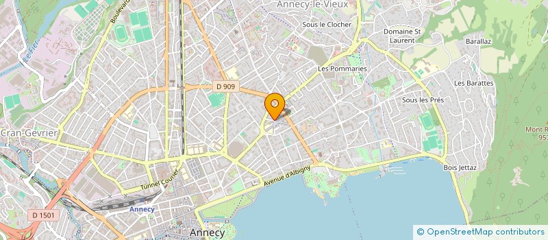 localisation de l'entreprise ITINERANCE ESSENTIEL ASSOCIATION FRANCAISE, BIEN-ETRE, FORME ET SANTE à ANNECY