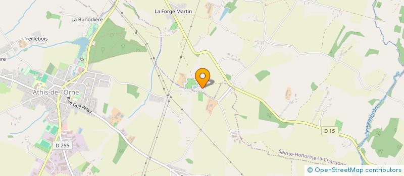 localisation de l'entreprise ITINERANCES à ATHIS-VAL DE ROUVRE