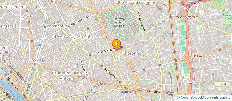 localisation de l'entreprise ITINERANS  PARIS