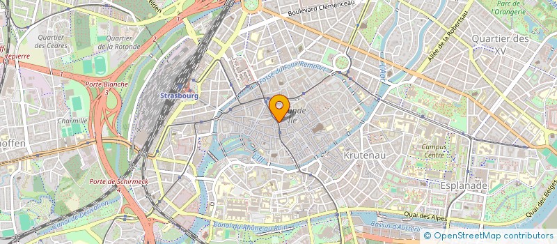 localisation de l'entreprise ITINERARI à STRASBOURG