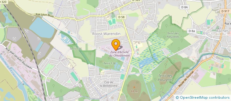 localisation de l'entreprise ITINERE INGENIERIE à ROOST-WARENDIN