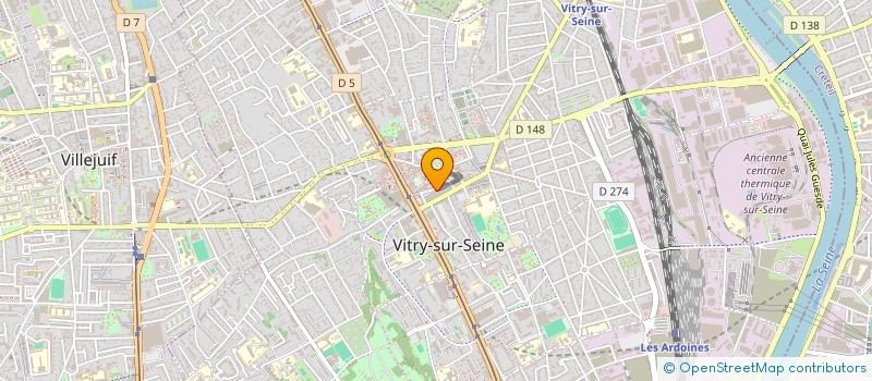 localisation de l'entreprise ITIRCOM  VITRY-SUR-SEINE