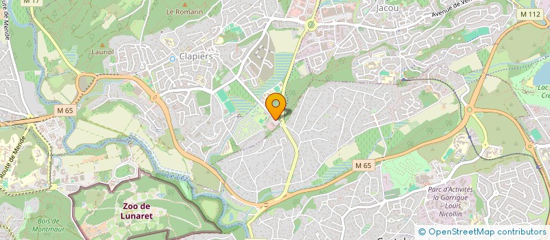 localisation de l'entreprise ITK  CLAPIERS