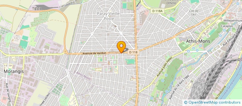 localisation de l'entreprise ITK TRANS à ATHIS-MONS