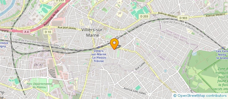 localisation de l'entreprise ITKAN à VILLIERS-SUR-MARNE