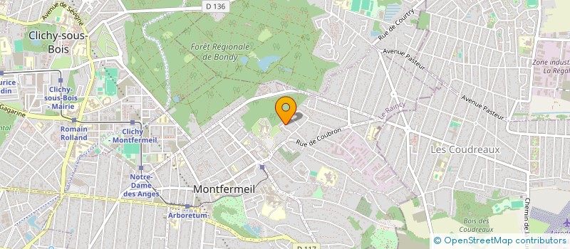localisation de l'entreprise ITKOM à MONTFERMEIL