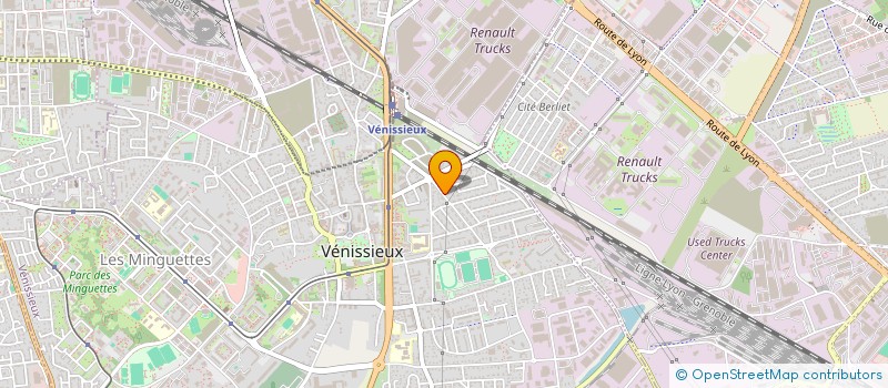 localisation de l'entreprise ITKT  VENISSIEUX