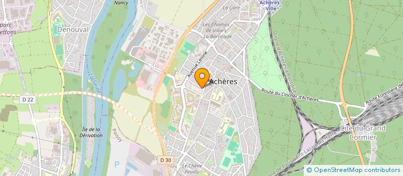 localisation de l'entreprise ITLITE CONSULTING  ACHERES