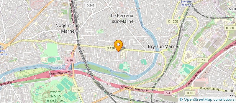 localisation de l'entreprise ITLOS  LE PERREUX-SUR-MARNE
