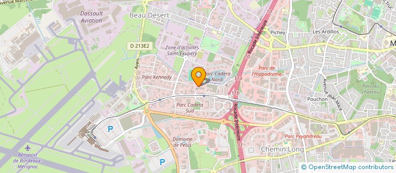 localisation de l'entreprise ITLS TRANSPORT  MERIGNAC