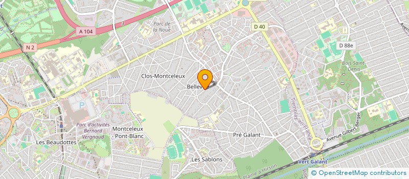 localisation de l'entreprise ITM à VILLEPINTE