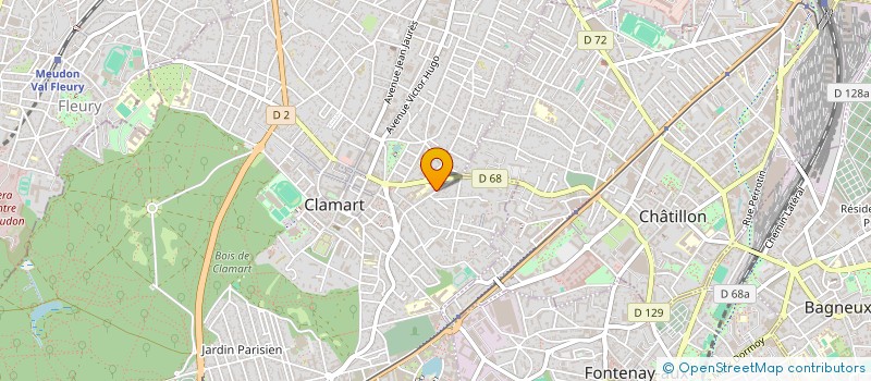 localisation de l'entreprise ITM à CLAMART