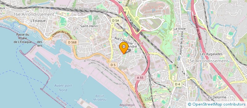 localisation de l'entreprise ITM à MARSEILLE