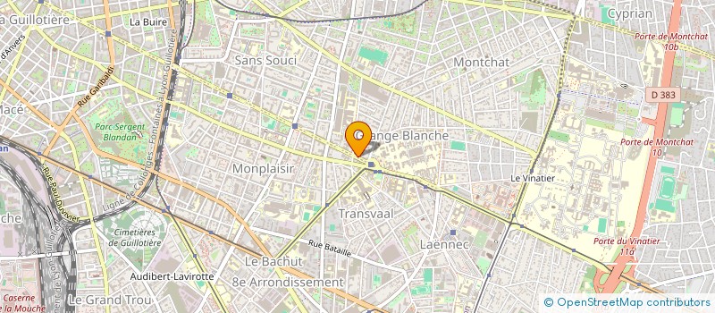 localisation de l'entreprise ITM  LYON