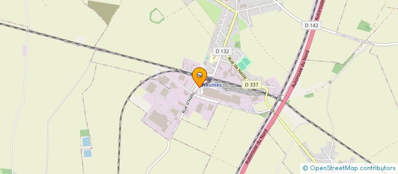 localisation de l'entreprise ITM NORD F à CHAULNES