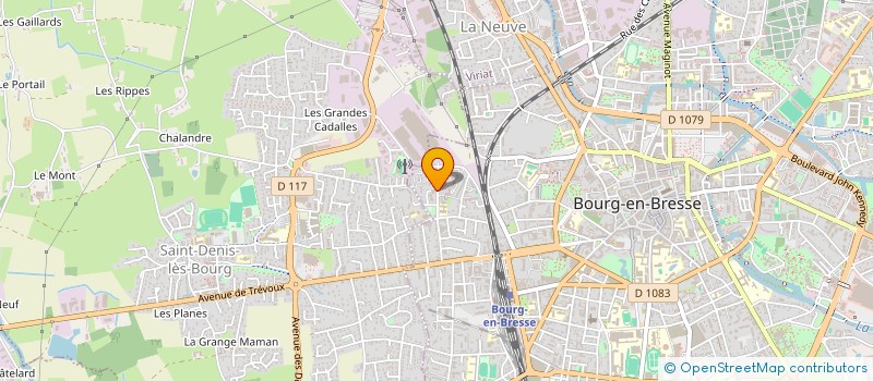 localisation de l'entreprise ITM TRANSPORT à BOURG-EN-BRESSE